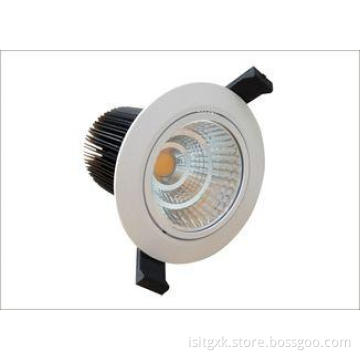 Circular 3000K / 4000K COB LED Downlight , 16W IP33 Led Dow